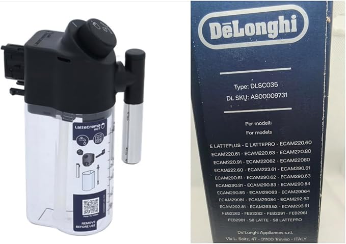 Delonghi Espresso Magnifica - DeLonghi Jarra de leche Recipiente para