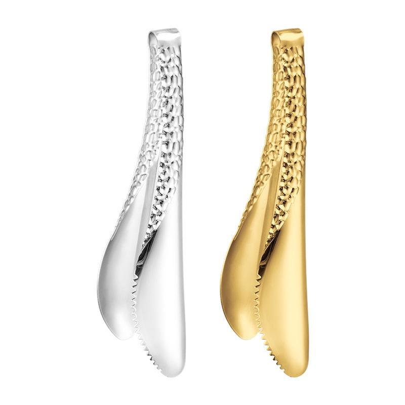 Kitchen Gadgets Pasta - Pinzas de Acero Inoxidable con Diseño