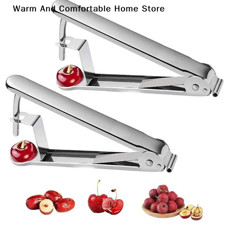 Kitchen Gadgets That Are Useful - Removedor de huesos multifuncional para cerezas,