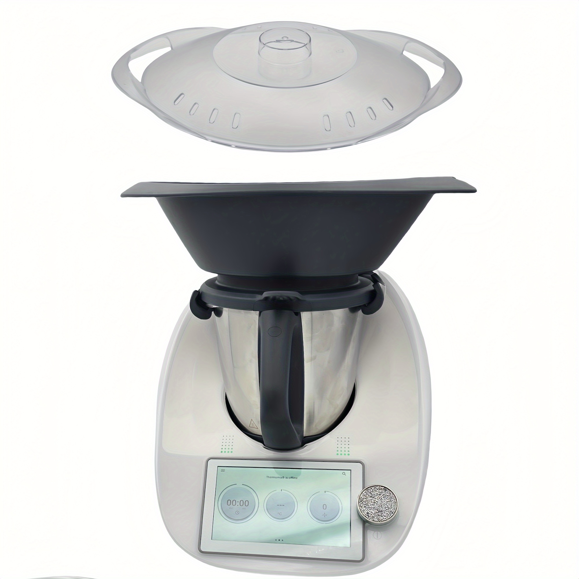 Kitchen Gadgets Thermomix - Cubierta transparente Visible con manija de