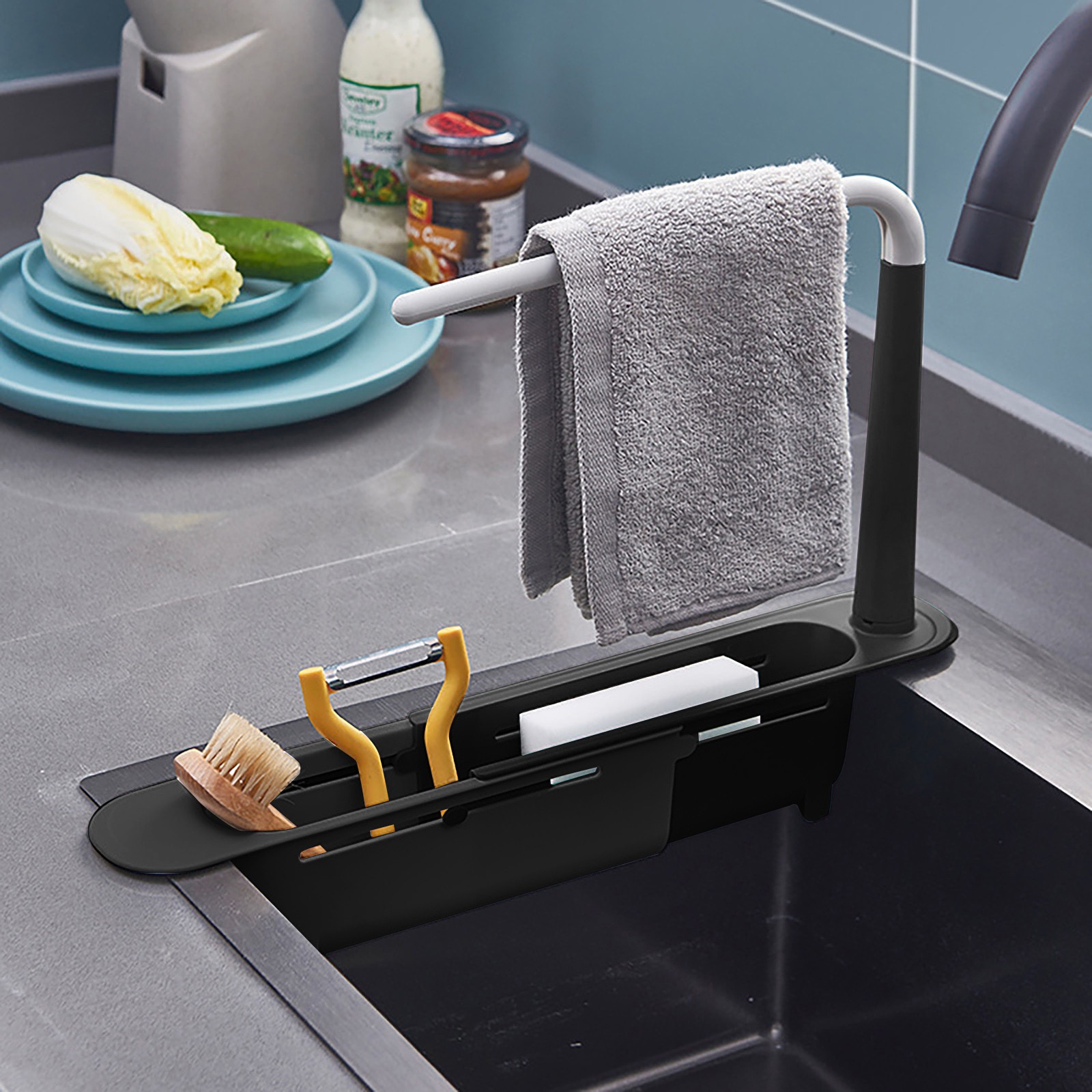 Elescopic-estante escurridor p - Quirky Kitchen Gadgets reseña y precio