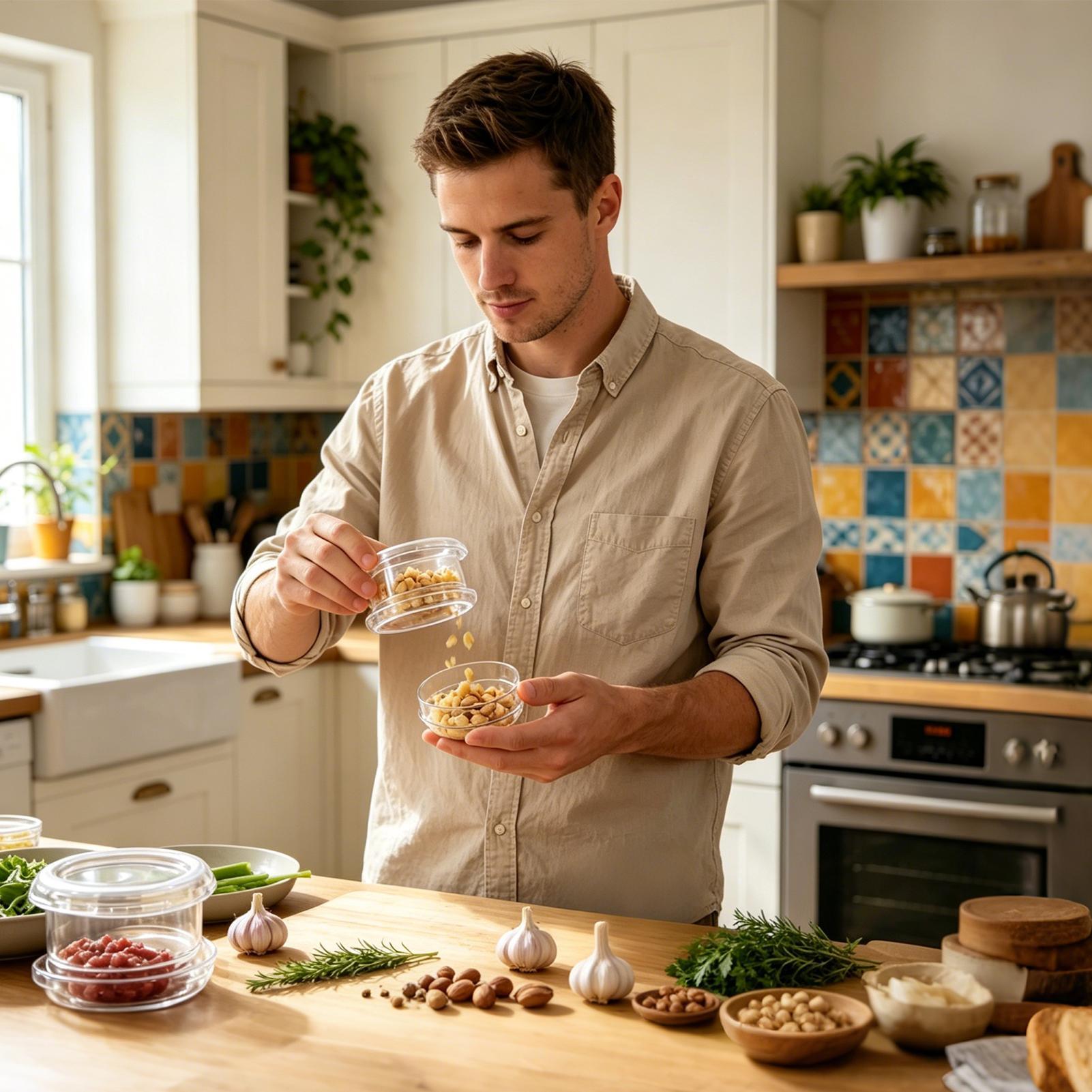 Triturador de ajo portátil man - Kitchen Gadgets That Are Useful reseña y precio