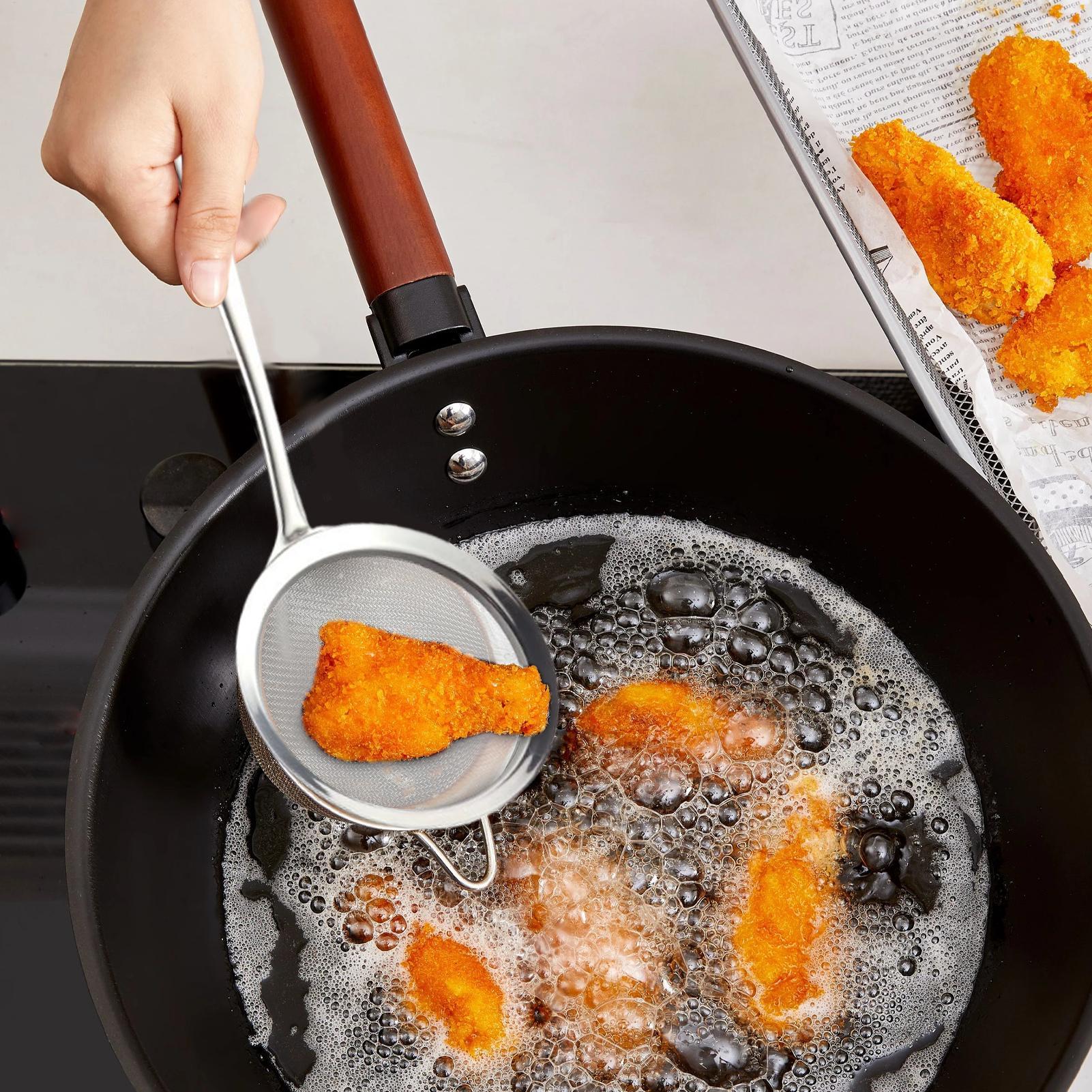 Colador de malla con mango, cu - Kitchen Gadgets Pasta reseña y precio