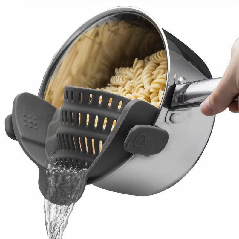 Colador de cocina de silicona  - Kitchen Gadgets Pasta reseña y precio