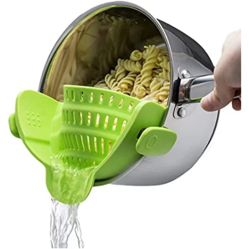 Colador de cocina de silicona  - Kitchen Gadgets Pasta reseña y precio