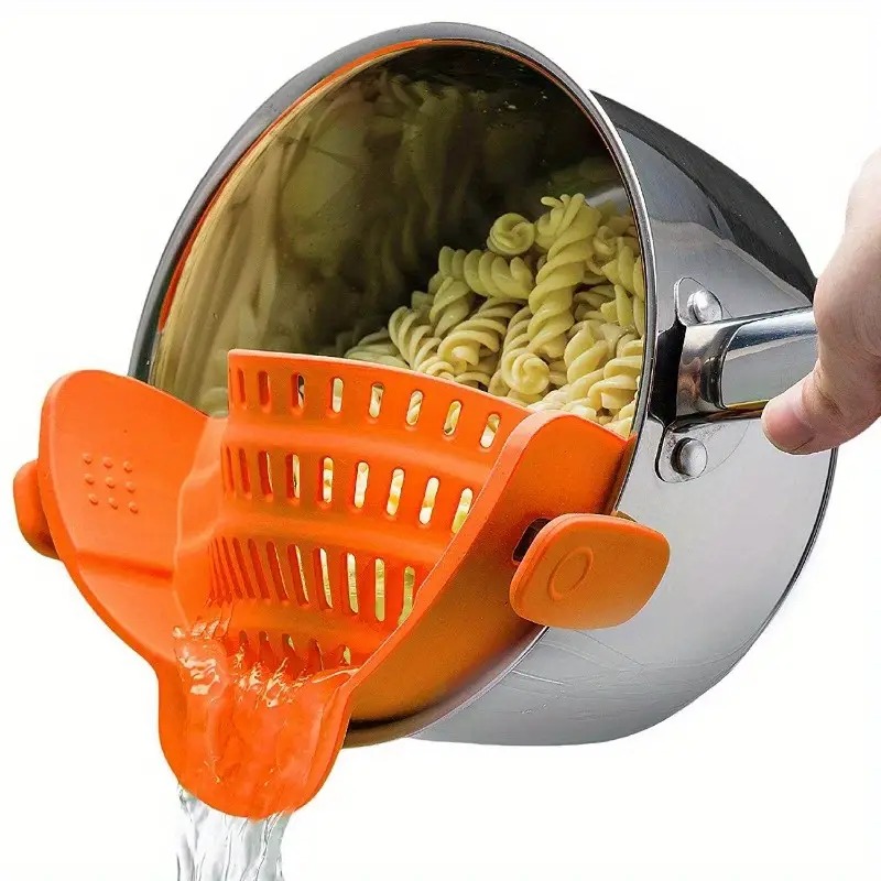 Colador de cocina de silicona  - Kitchen Gadgets Pasta reseña y precio